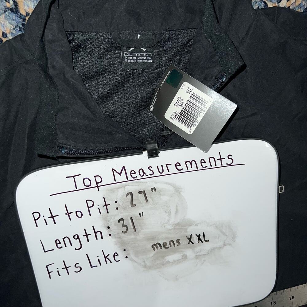 Vintage 2007 men's black nike jordan‎ air force one full zip windbreaker jacket - Picture 7 of 7